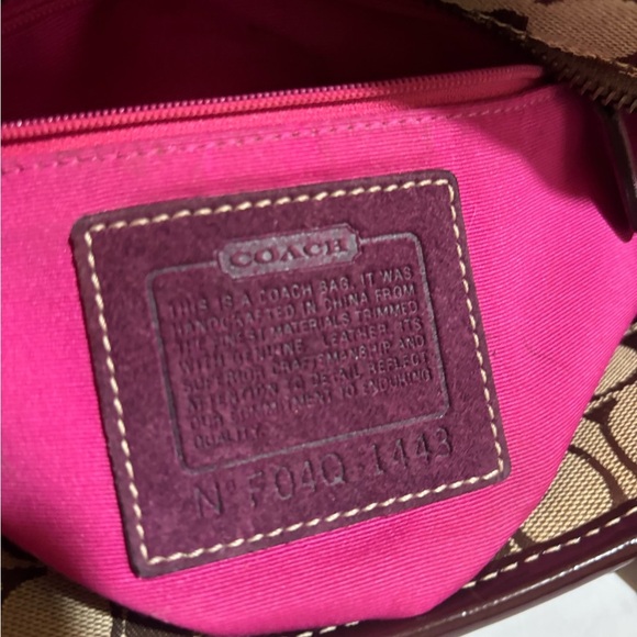 Vintage Coach Signature Gallery suede tote #1443 - Picture 7 of 12